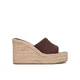 Calvin Klein Espadrile Wedge Espad 70 Canvas Mg HW0HW03282 Rjava