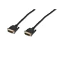 DVI connection cable, DVI(18+1) M/M, 2.0m, DVI-D Single Link, bl