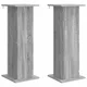 Stalak za biljke 2 pcs Siva sonoma 30,5 x 30 x 80,5 cm