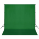 VIDAXL zeleno foto ozadje 600 x 300 cm