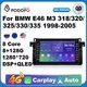 Podofo 2 Din 8” Android 10.0 GPS AI Voice Car Radio WIFI 4G 8 128G 8 Cores for BMW E46 M3 318/320/325/330/335 1998-2005 Carplay