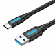 Vention USB 3.0 A to USB-C Cable COZBG 1.5m Black PVC