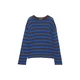Pull&Bear Pulover modra/temno rjava