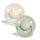 BIBS De Lux silikonske dude – Ivory/Sage (0-3 godine)