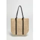 Marisse Beige Beach Bag