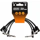 Dunlop MXR 3PDCPR06 Ribbon Patch Cable 3 Pack Črna 15 cm Kotni - Kotni Patch kabel (Kot novo)