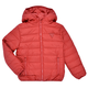Guess Puhovke HOODED LS PADDED PUFFER W ZIP Rdeča