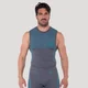 GymBeam OG1 Seamless Tanktop Grey/Blue