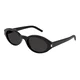 Saint Laurent SL567 001 ONE SIZE (51) Črna/Siva