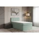 MID.YOU BOXSPRING POSTELJA 90 cm x 200 cm , tekstil, leseni material metino zelena