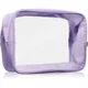 Notino Travel Collection Cosmetic bag prozorna kozmetična torbica XL Purple 1 kos