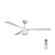 Lucci air 213280 - plafonski ventilator PEREGRINE 1xGX53/12W/230V bela + daljinski upravljač