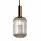 ITALUX PND-5588-1L-BRO+AMB - Luster na sajli ANTIOLA 1xE27/40W/230V bronza