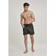 Palm/olive swim shorts