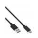 InLine USB 3.2 Gen.2 Kabel, Typ C auf A Stecker/Stecker, schwarz - 2m 35712