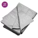 Vidaxl Ponjava 180 g/m2 2x3 m siva HDPE