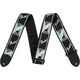 Fender 2 Monogrammed Black/Light Grey/Blue Tekstilni kitarski pas (Kot novo)