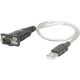 Manhattan Manhattan USB adapter [1x Moški konektor USB 1.1 tipa A-1x 9-polni moški konektor D-SUB] 1.8 m Siva Pozlačeni konektorji