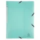 Exacompta Pastel PP Kartoteke z gumico A4 - zelene