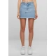 Womens mini denim skirt - blue