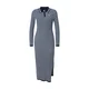 Tommy Jeans Pletena obleka modra/bela