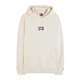 Tommy Jeans Majica NYC kremna / modra / rdeča / črna