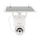 Kamera TELLUR Wi-fi solarna kamera TLL331301 , FHD, senzor gibanja, nočno snemanje, solarni panel, SD, bela