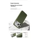 Divi Maska za mobilni telefon Apple Iphone 17 Pro Max, Zelena