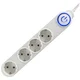 HOME Produžni kabal NV 04TK-5/WH/1.5, 4 utičnice, 3 x 1.5mm2, 5m, beli