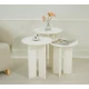 Hanah Home Set klub stolova Leo, 2 komada, Beli