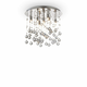 Ideal Lux-LED Kristalna stropna lampa MOONLIGHT 8xG9/3W/230V O 40 cm hrom