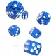 Kockice Oakie Doakie Dice D6 16 mm Speckled - Blue (12)
