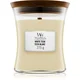 Woodwick dišeča sveča Beli teak, 275 g