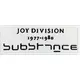 Joy Division Substance Našitek za šivanje 10 x 3,6 cm