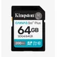 Kingston SD Card 64GB, Canvas Go! Plus UHS-1 U3 V30 ( SDG4/64GB )