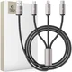 Tech-protect Ultraboost 3in1 kabel USB - Lightning / USB-C / Micro USB 3.5A 1m, siva