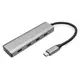 Digitus DA-70246 razdelilni vmesnik USB 3.2 Gen 1 (3.1 Gen 1) Type-C 5000 Mbit/s Siva