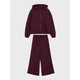 Sinsay - Komplet: duks i pantalone od fleece pletiva - maroon