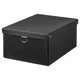 NIMM Kutija za odlaganje s poklopcem, crna, 25x35x15 cmPrikaži specifikacije mera