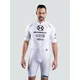 BrainMax LAUF unisex kolesarski komplet, bel dres in bele kratke hlače z naramnicami Velikost: XL