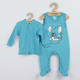 Dojčenska komplet New Baby Mouse turkizna 86 (12-18m)