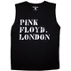 Pink Floyd Majica Stencil Logo Unisex Black XL