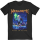 Megadeth Majica Rust In Peace Track list Unisex Black XL