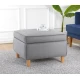 Atelier del Sofa Tabure Roscen, 63x43x63cm, Sivi