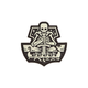 JTG Ghost Ship Skull Rubber Patch Glow