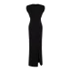 Trendyol Black Wadding Long Woven Evening Dress
