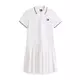 Tommy Jeans Vsakodnevna obleka Tommy Badge DW0DW22328 Bela Relaxed Fit