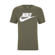 Nike Muška majica NSW Tee Icon Futura AR5004, Maslinasta