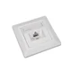 Solarix Eth. CAT5E UTP 1 x RJ45 vgradna bela SX9-1-5E-UTP-WH