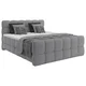 Premium Living Postelja Boxspring Brisbane, Siva, 200x200